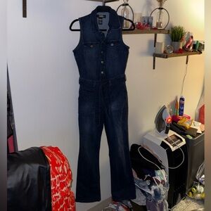 Rewash Classic Blue Denim Jumpsuit